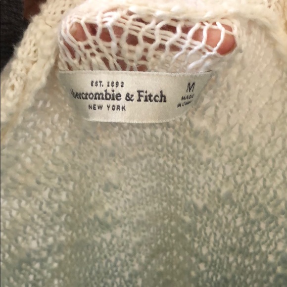 Abercrombie White/Cream Cardigan - Picture 4 of 4